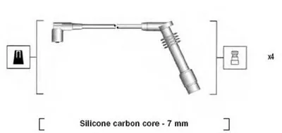 Комплект проводов зажигания MAGNETI MARELLI купить