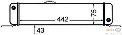 масляный радиатор, двигательное масло BEHR HELLA SERVICE купить