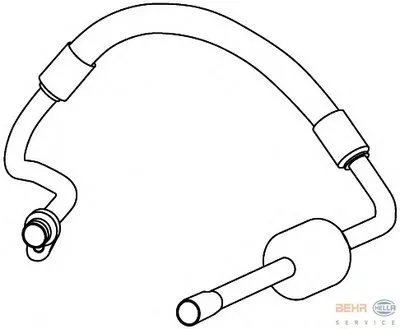 Трубопровод низкого давления, кондиционер BEHR HELLA SERVICE купить