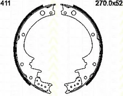 Комплект тормозных колодок TRISCAN купить