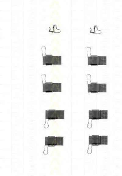 Комплектующие, колодки дискового тормоза TRISCAN купить