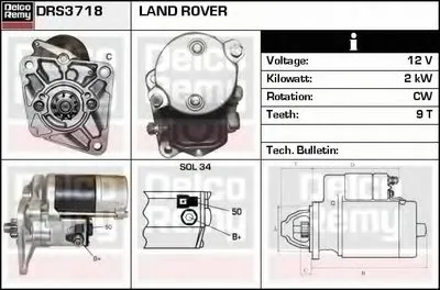 Стартер Remanufactured REMY (Light Duty) DELCO REMY купить