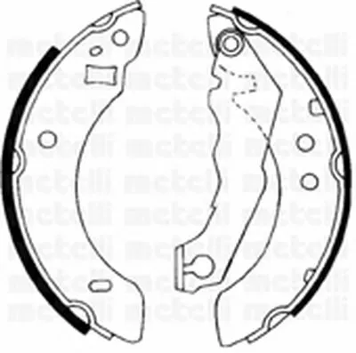 Комплект тормозных колодок METELLI купить