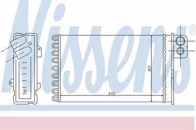 Теплообменник, отопление салона NISSENS купить