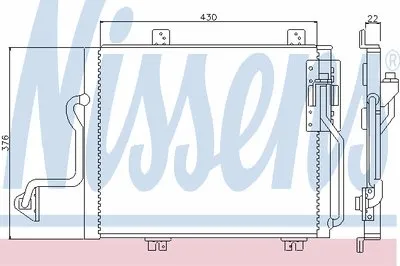 Конденсатор, кондиционер NISSENS купить
