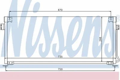 Конденсатор, кондиционер NISSENS купить