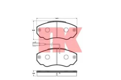 Комплект тормозных колодок, дисковый тормоз NK купить