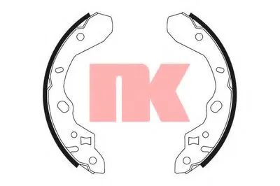 Комплект тормозных колодок NK купить
