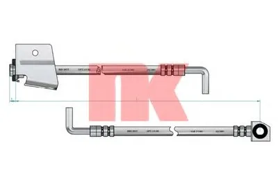 Тормозной шланг NK купить