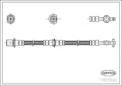 Тормозной шланг CORTECO купить