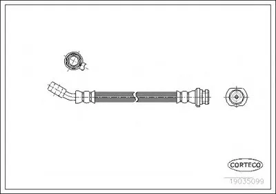 Тормозной шланг CORTECO купить