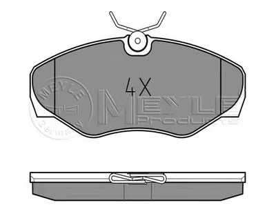Комплект тормозных колодок, дисковый тормоз MEYLE купить