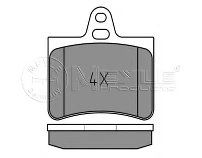 Комплект тормозных колодок, дисковый тормоз MEYLE купить