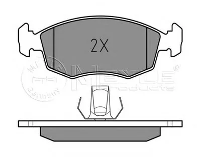Комплект тормозных колодок, дисковый тормоз MEYLE купить