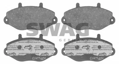 Комплект тормозных колодок, дисковый тормоз SWAG купить