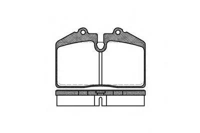 Комплект тормозных колодок, дисковый тормоз REMSA купить