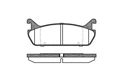 Комплект тормозных колодок, дисковый тормоз REMSA купить