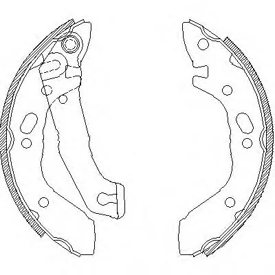 Комплект тормозных колодок REMSA купить