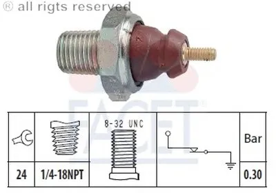Выключатель с гидропроводом FACET купить