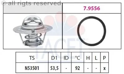 Термостат, охлаждающая жидкость FACET купить