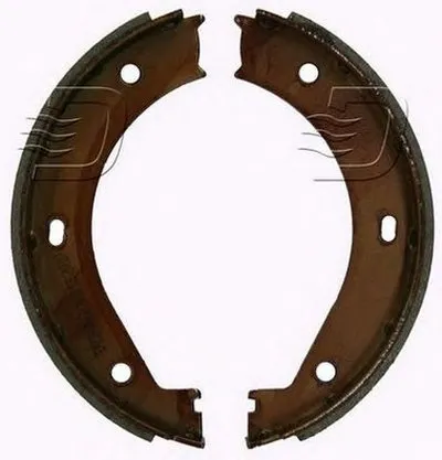 Комплект тормозных колодок; Комплект тормозных колодок, стояночная тормозная система DENCKERMANN купить