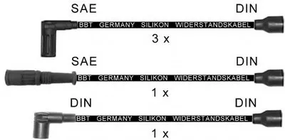 Комплект проводов зажигания BBT купить