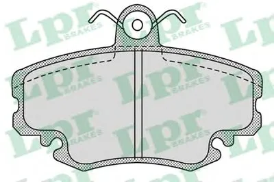Комплект тормозных колодок, дисковый тормоз LPR купить