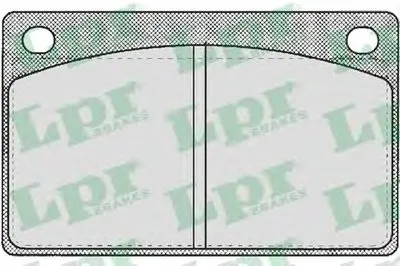 Комплект тормозных колодок, дисковый тормоз LPR купить