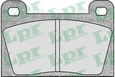 Комплект тормозных колодок, дисковый тормоз LPR купить