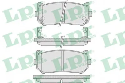 Комплект тормозных колодок, дисковый тормоз LPR купить