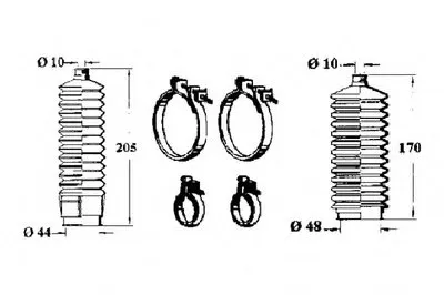 Комплект пылника, рулевое управление OCAP купить