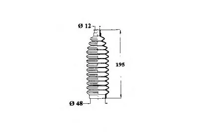 Пыльник, рулевое управление OCAP купить