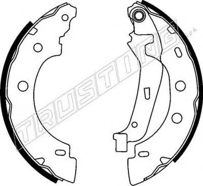 Комплект тормозных колодок TRUSTING купить