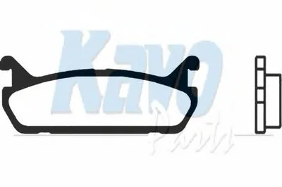 Комплект тормозных колодок, дисковый тормоз MK KASHIYAMA KAVO PARTS купить
