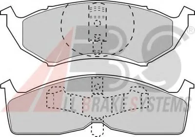 Комплект тормозных колодок, дисковый тормоз A.B.S. купить