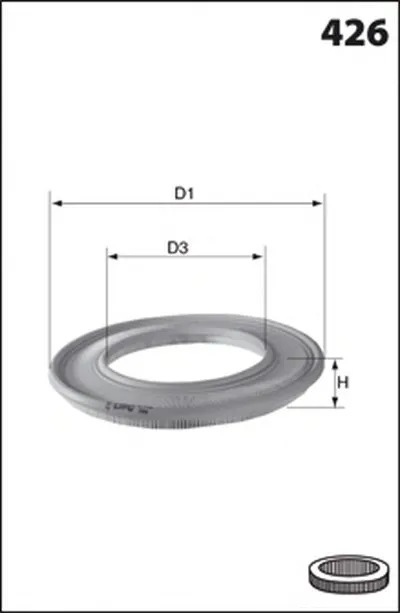 Воздушный фильтр MECAFILTER MECAFILTER купить