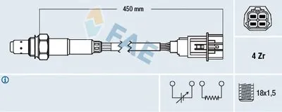 Лямда-зонд FAE купить