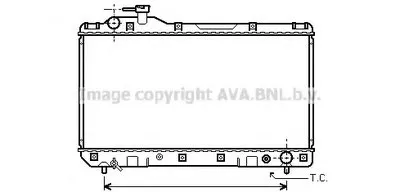 Радиатор, охлаждение двигателя AVA QUALITY COOLING купить