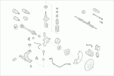 Рулевое управление; Подвеска колеса ZF Parts купить