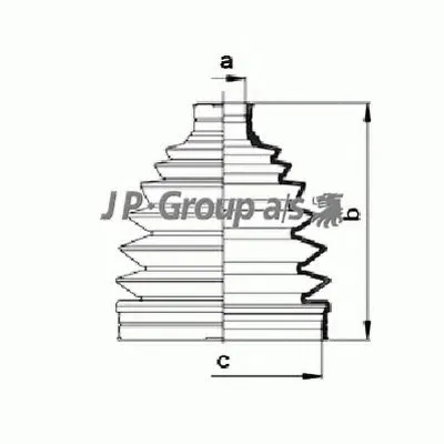 Комплект пылника, приводной вал QH JP GROUP купить