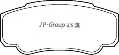 Комплект тормозных колодок, дисковый тормоз QH JP GROUP купить