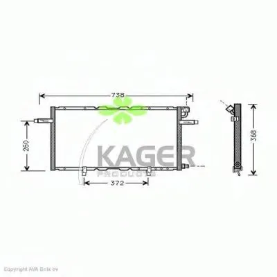Конденсатор, кондиционер KAGER купить