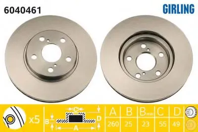 Тормозной диск GIRLING купить