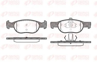 Комплект тормозных колодок, дисковый тормоз KAWE купить