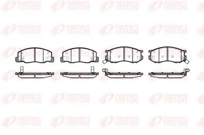 Комплект тормозных колодок, дисковый тормоз KAWE купить