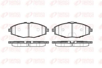 Комплект тормозных колодок, дисковый тормоз KAWE купить