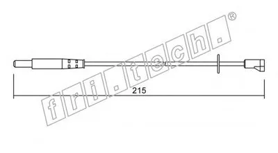 Сигнализатор, износ тормозных колодок fri.tech. купить