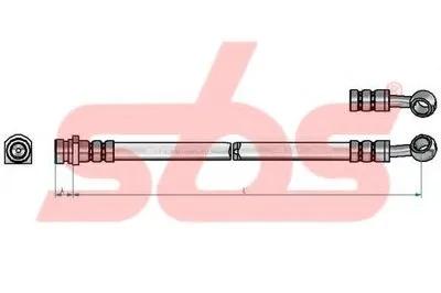 Тормозной шланг sbs купить