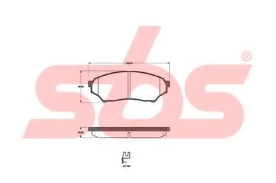 Комплект тормозных колодок, дисковый тормоз sbs купить