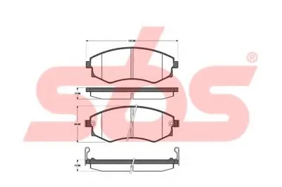 Комплект тормозных колодок, дисковый тормоз sbs купить